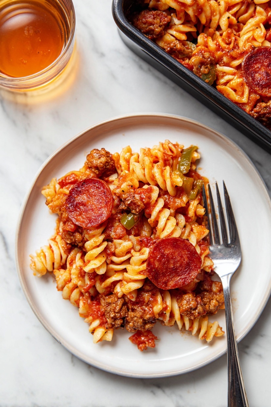 Italian Sausage Pasta - Serving Suggestion