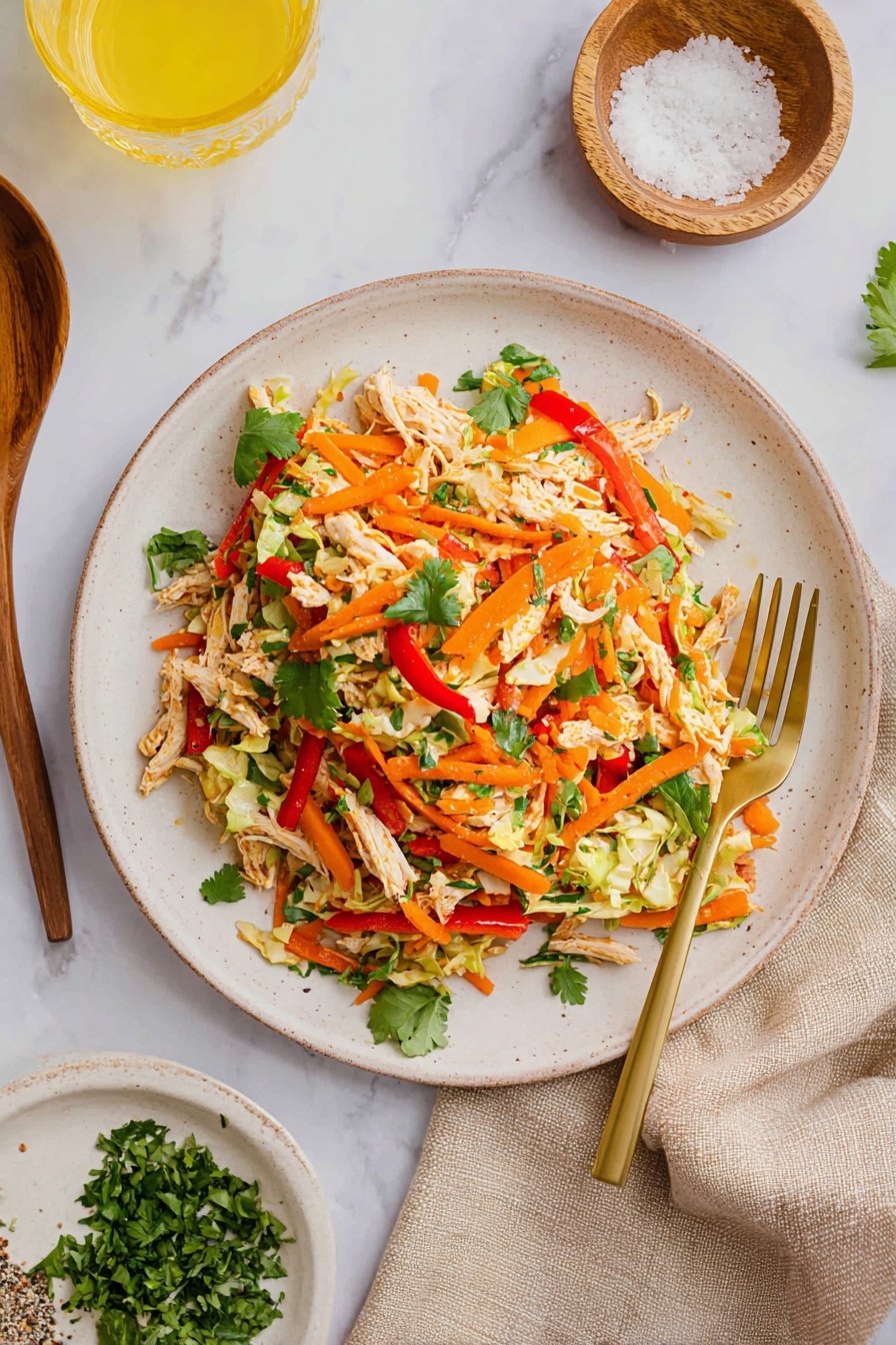 Thai chicken salad - Serving Suggestion