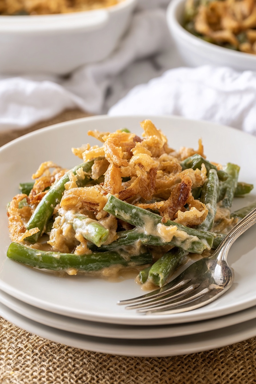 Green Bean Casserole - Serving Suggestion