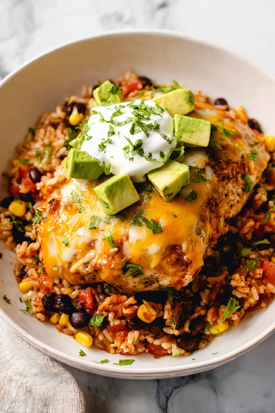 chicken salsa casserole - Serving Suggestion