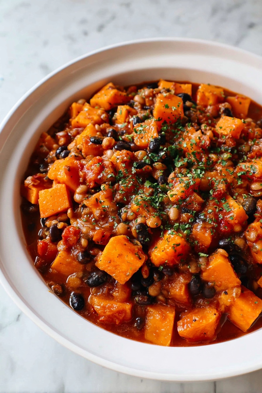 butternut squash chili - Serving Suggestion