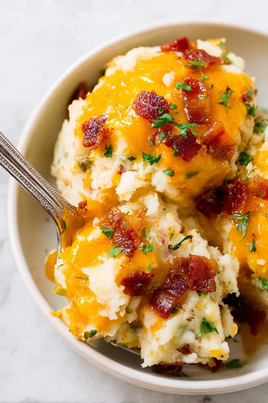 Twice Baked Potato - Serving Suggestion