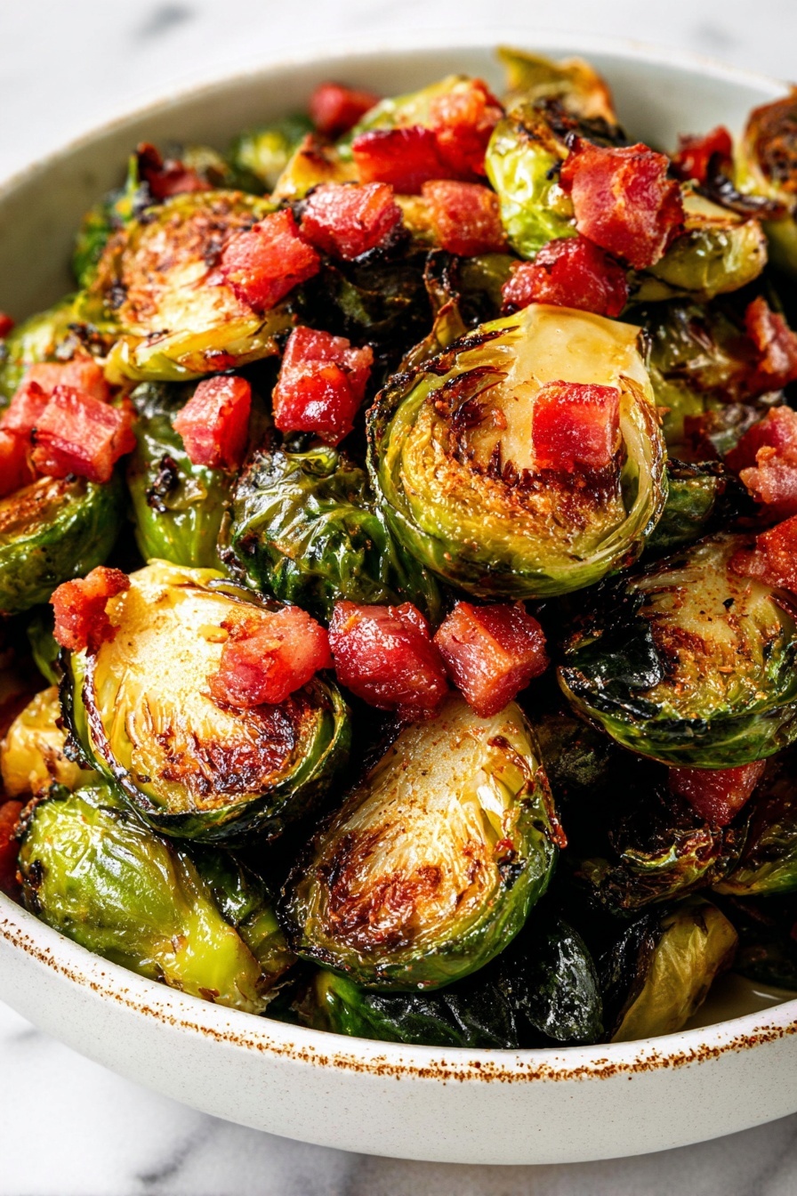 crispy Brussels sprouts - Serving Suggestion