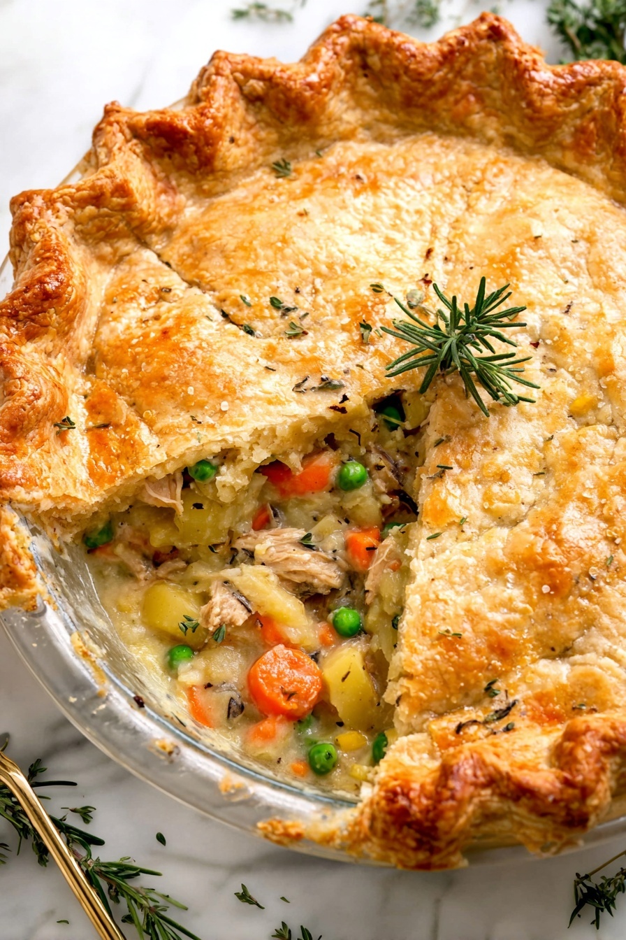 chicken pot pie - Serving Suggestion