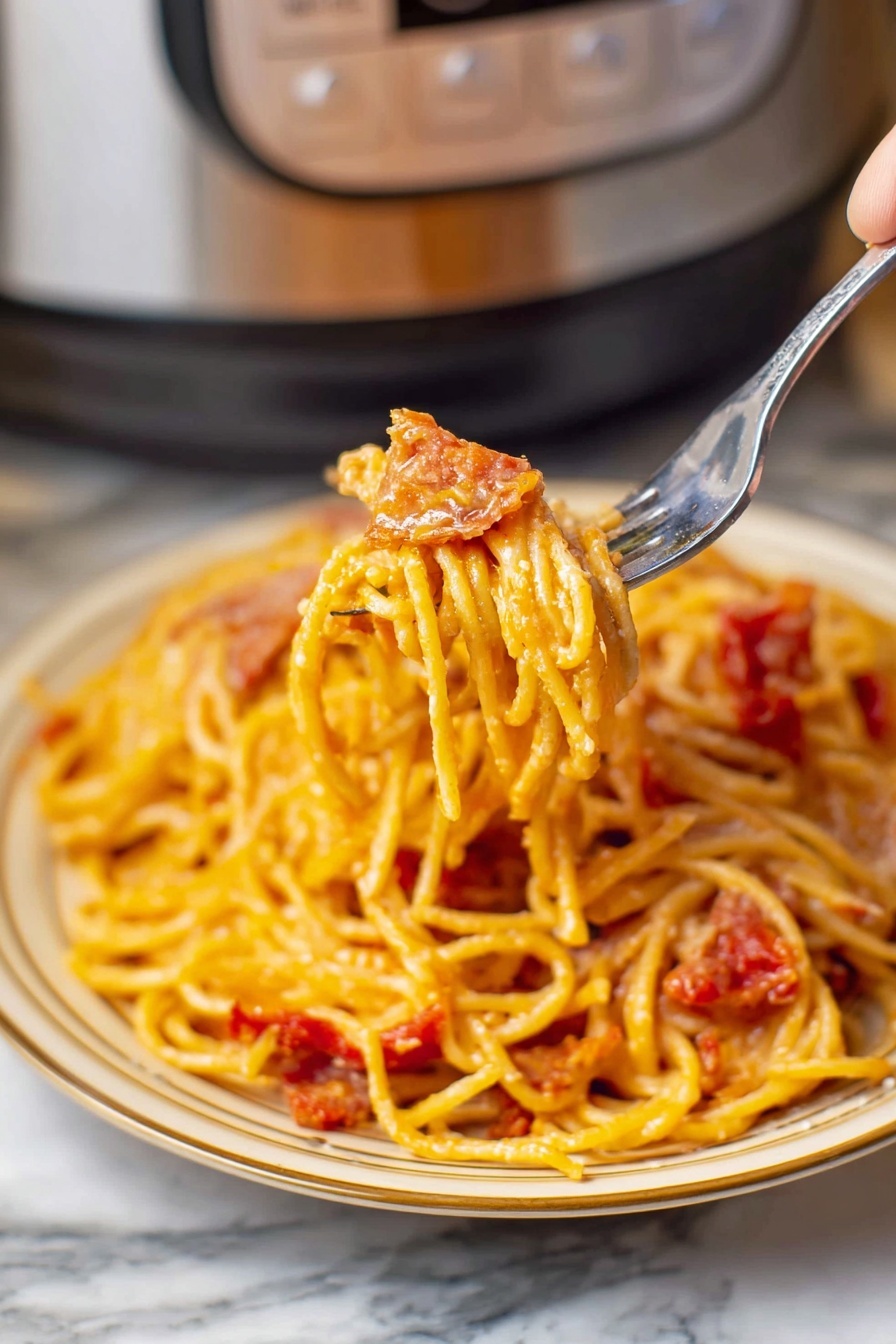 BBQ Chicken Alfredo - Serving Suggestion