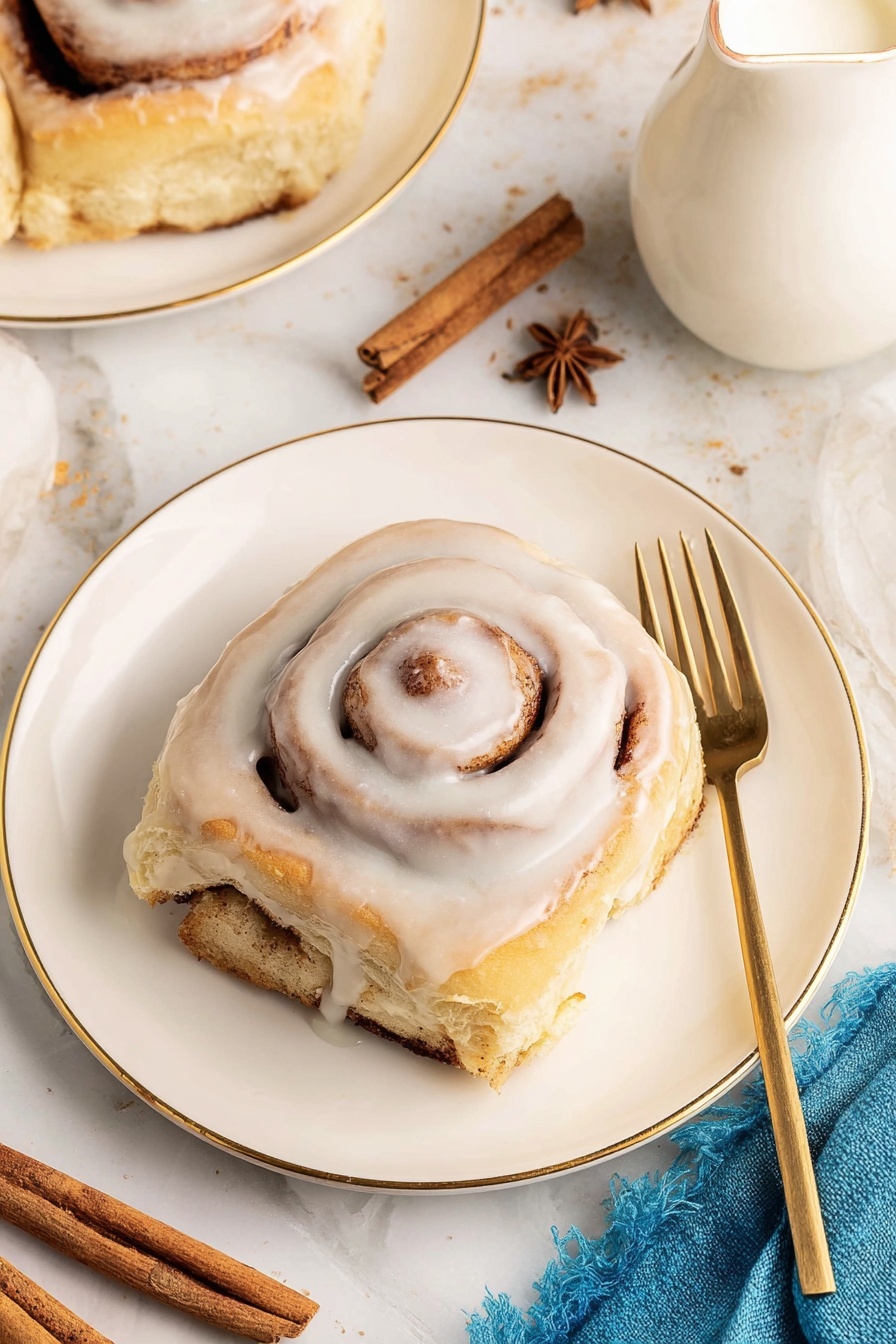 cinnamon rolls - Serving Suggestion