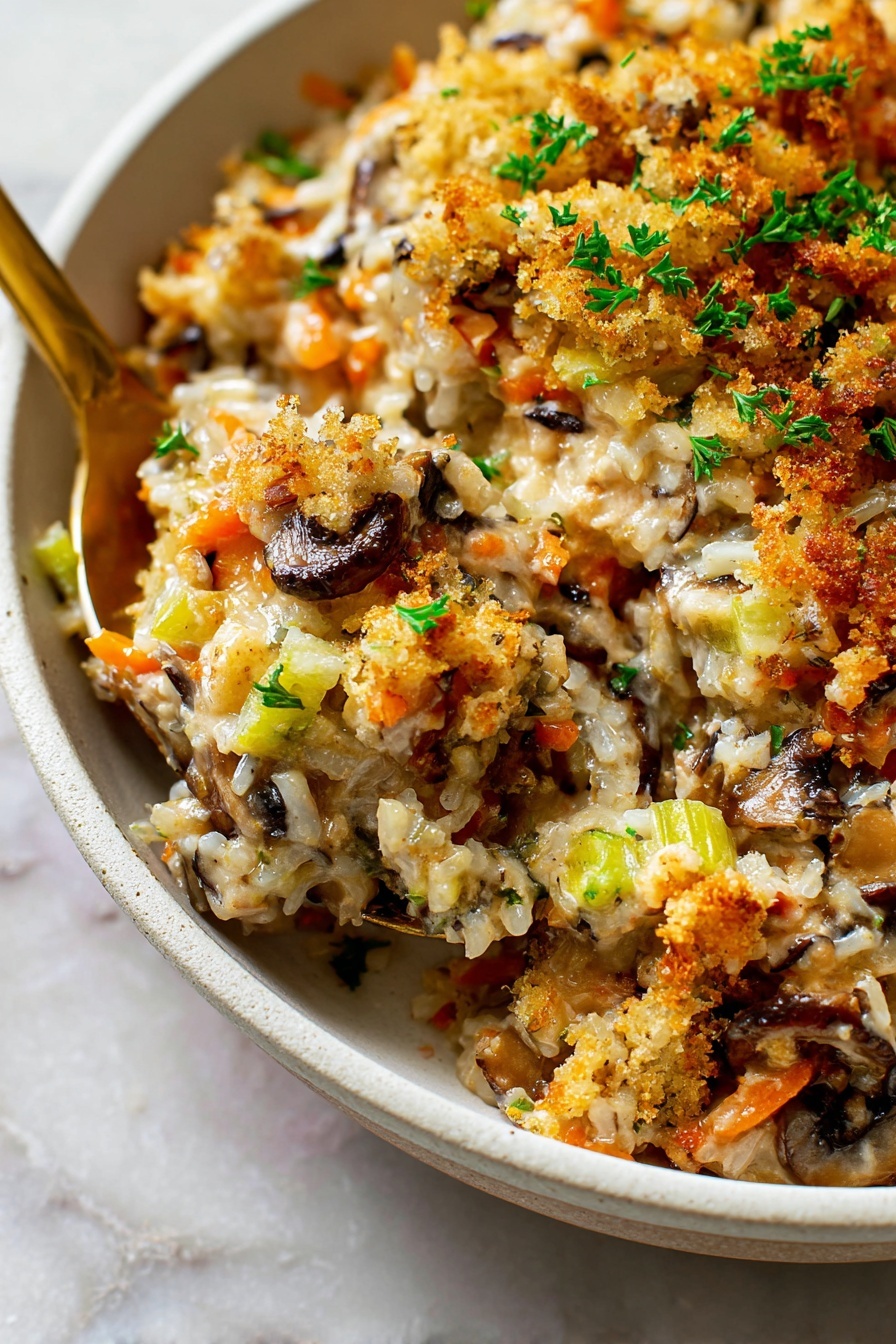 Chicken Wild Rice - Serving Suggestion