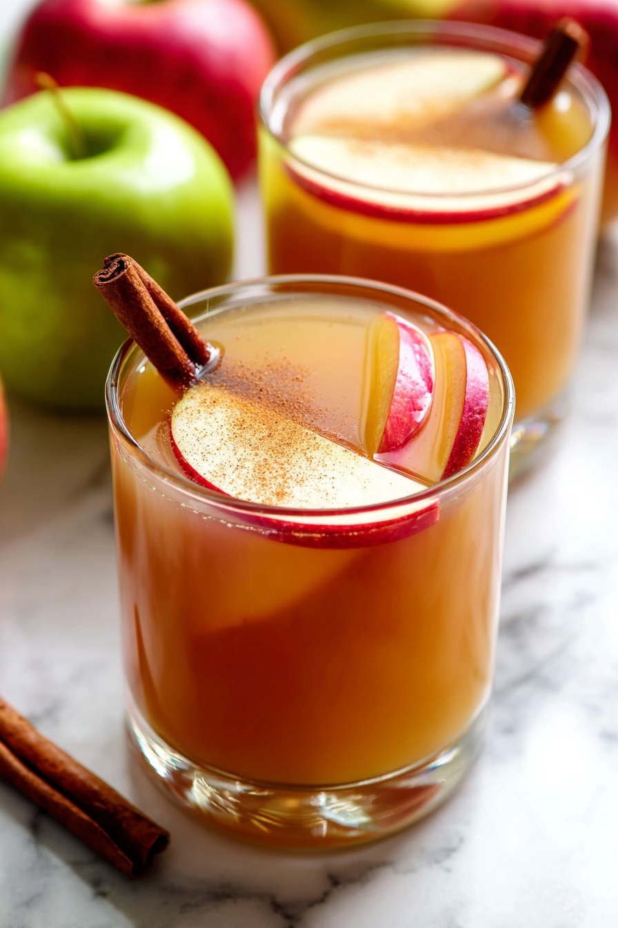 Hot Apple Cider - Serving Suggestion