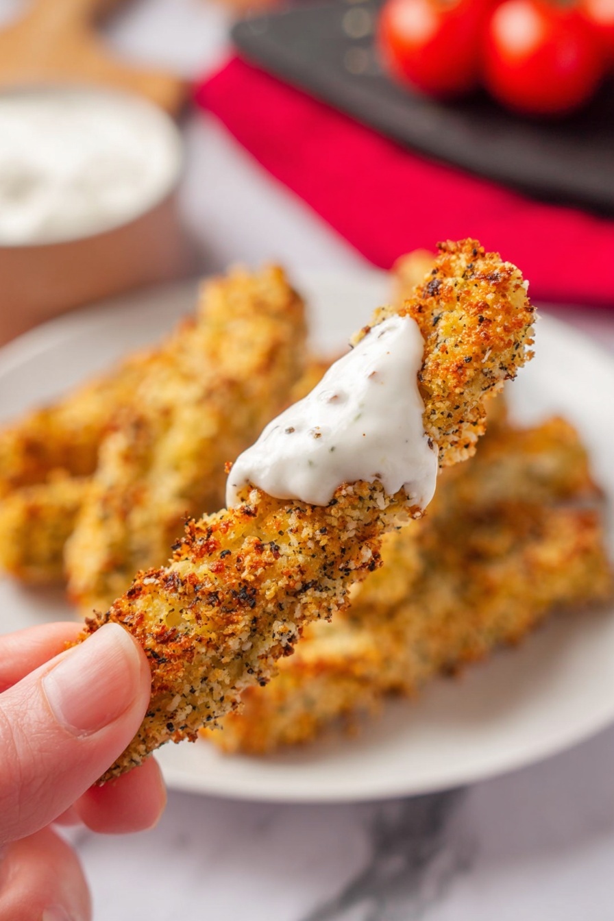 crispy pickles - Serving Suggestion