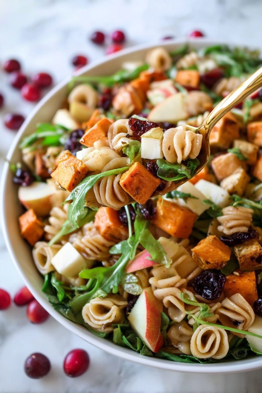 Sweet Potato Pasta Salad - Serving Suggestion