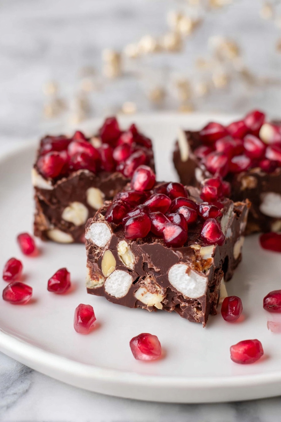 Christmas Rocky Road - Serving Suggestion