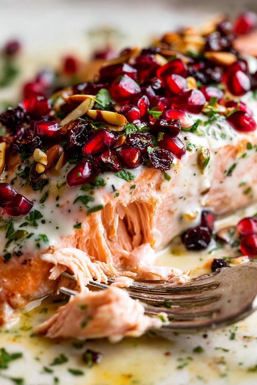 Creamy Dill Salmon - Serving Suggestion