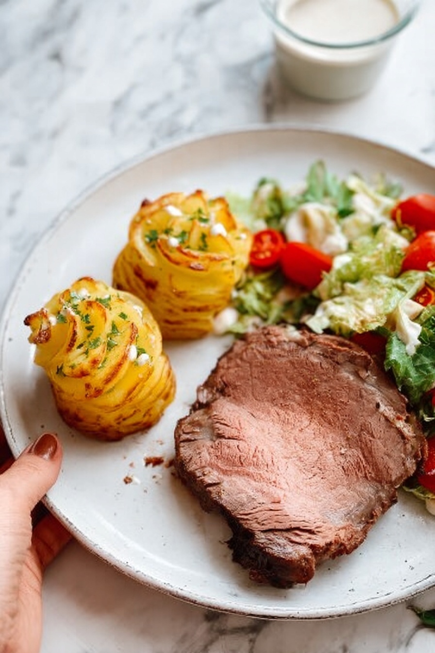 Duchess Potatoes - Serving Suggestion