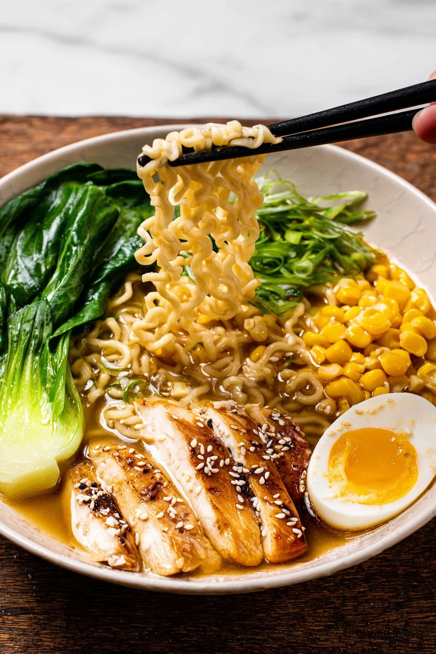 chicken ramen - Serving Suggestion