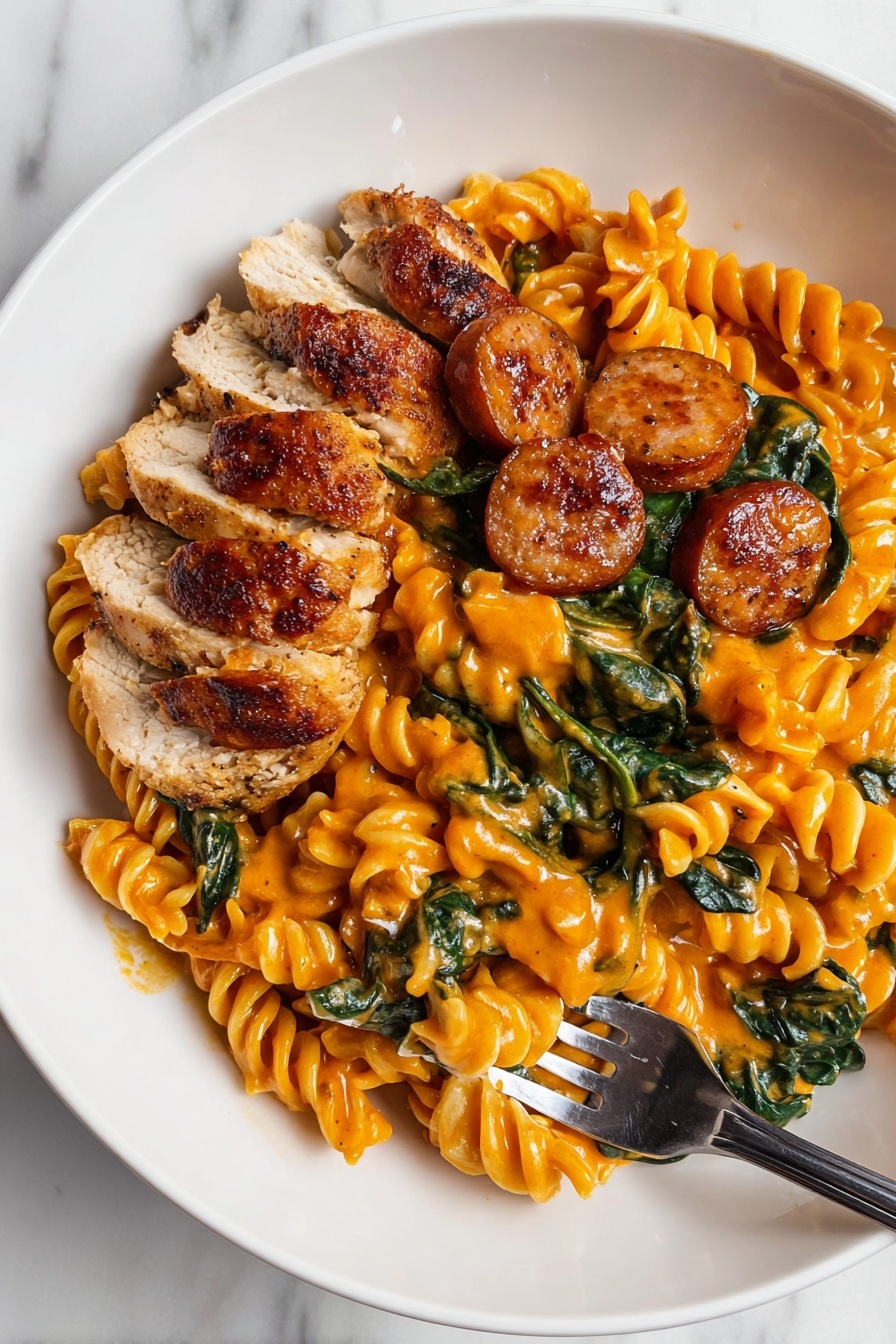 chicken and chorizo pasta - Serving Suggestion