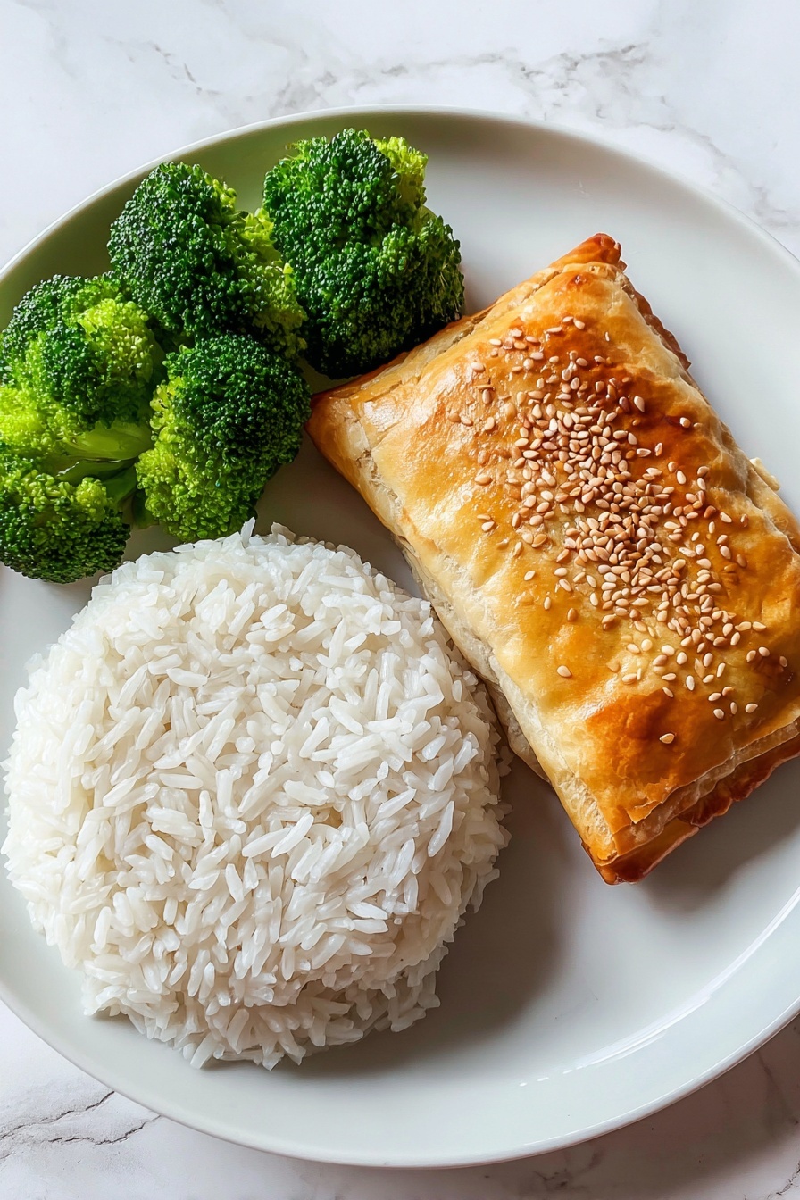 Salmon Spinach Feta - Serving Suggestion