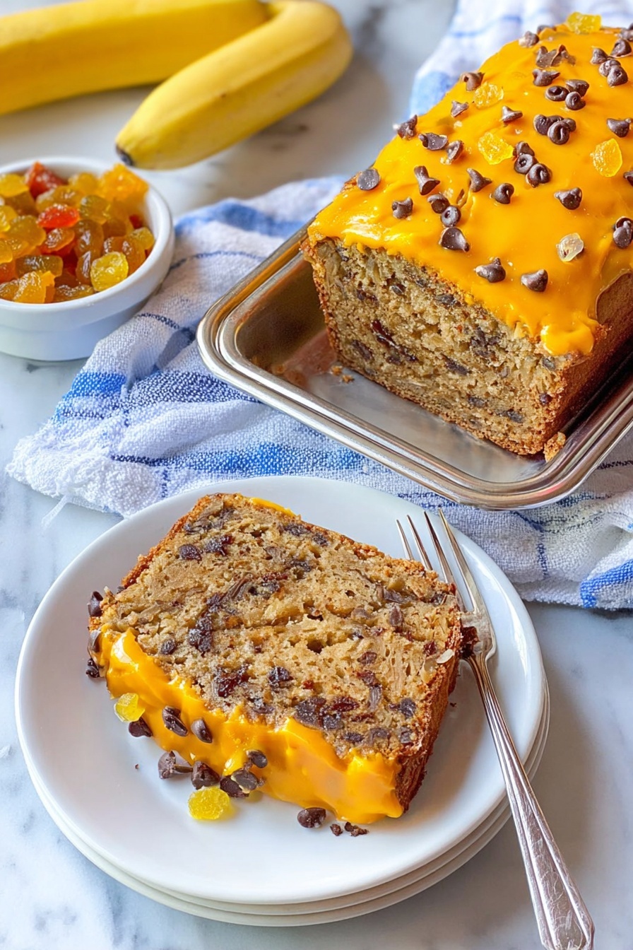 The image shows a single thick layer of light beige dough with small dark spots spread unevenly in a rectangular white baking dish with colorful flecks. The dough has a smooth but slightly lumpy texture with some visible swirls and ridges across the surface. The dish is set on a white marbled surface. photo taken with an iphone --ar 2:3 --v 7
