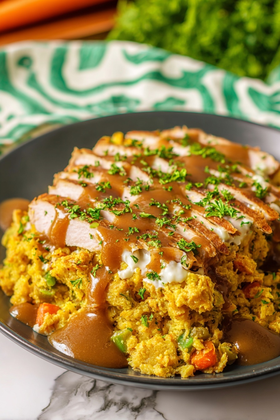 A whole raw chicken with pale beige skin rests on top of a bed of mixed vegetables in a shiny stainless steel oval slow cooker. The vegetables consist of chopped bright orange carrot slices, light green celery pieces, and small white onion chunks, all forming the first layer. The chicken, with wings slightly tucked in and legs bent, covers the vegetables fully, creating a rounded top layer. The slow cooker is on a white marbled surface. photo taken with an iphone --ar 2:3 --v 7